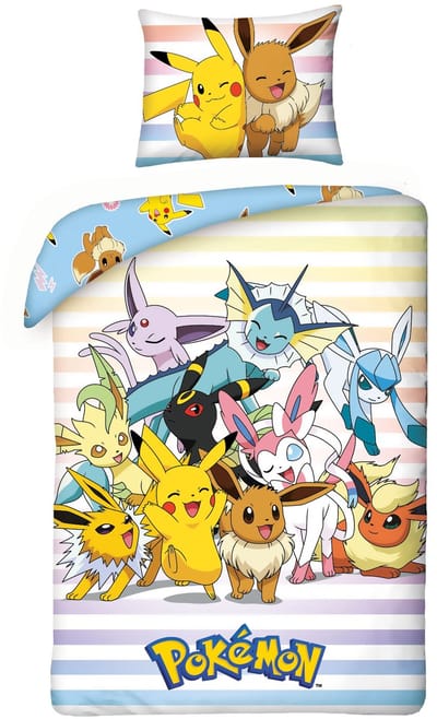 Pokémon Dekbedovertrek Catch 'Em All 140 x 200 cm - polyester