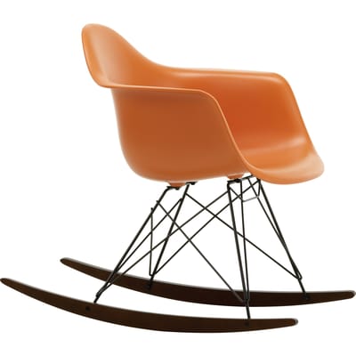 Vitra - RAR Eames Plastic Armchair - roestoranje RE - zwart - sleden esdoorn donker