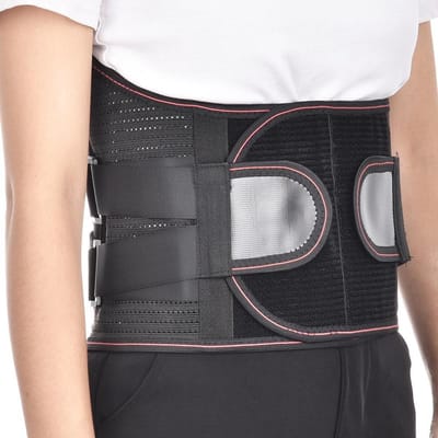 Pro Care Excellent Quality® Magnetische RugBrace - Met 3x Alloy Metsa Ondersteuning - Corrector - Onderrug - Houdingcorrectie - 3x ABS Veerkrachtiger Ondersteuning - Neopreen Ingebouwde String Support - Orthopedisch - Universeel - Pijn Verlichtend