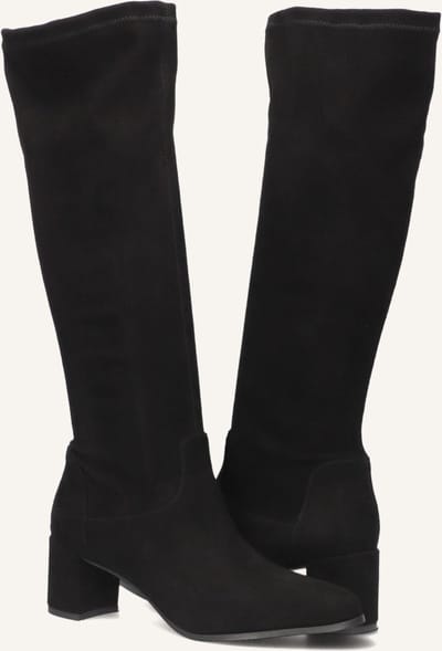 Notre-V 8581 Laarzen - Suède - Dames - Zwart - Maat 40