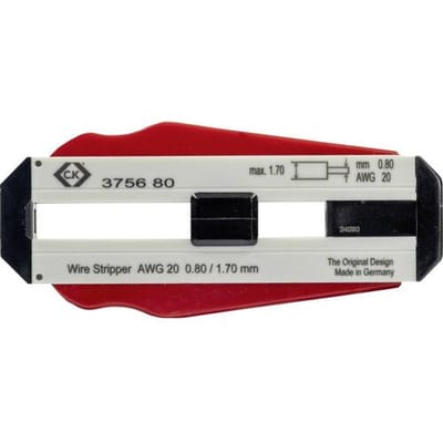 C.K T3756 80 Draadstripper Geschikt voor: PVC-draden, PTFE-draden 0.80 mm (max) PVC