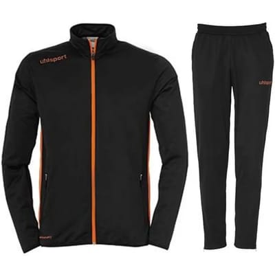 Uhlsport Essential Classic  Trainingspak - Maat 104  - Unisex - zwart/oranje