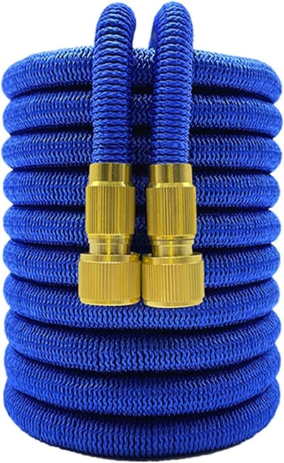 Expandeerbare tuinslang - Flexibele waterslang - Tuin water geven - 3x uitbreidbaar - 30 meter - Blauw