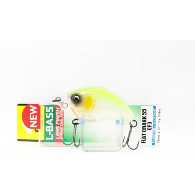 Yo Zuri Duel L Bass Flat Crank 55F Drijvend kunstaas F1220-GSCB (7735)