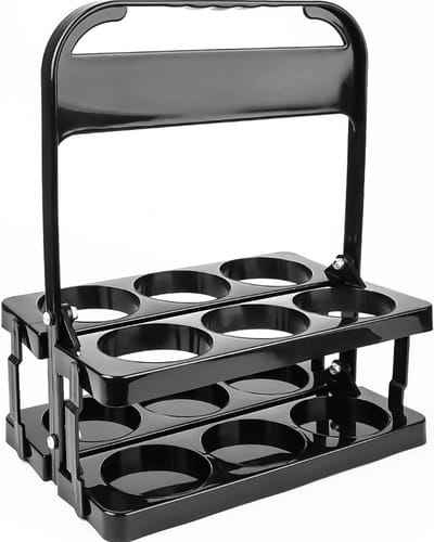 DailySupplies® Flessendrager - Flessenrek - Zwart