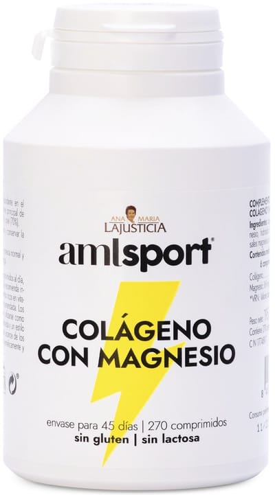 Amlsport Colageno Con Magnesio 270 Comprimidos