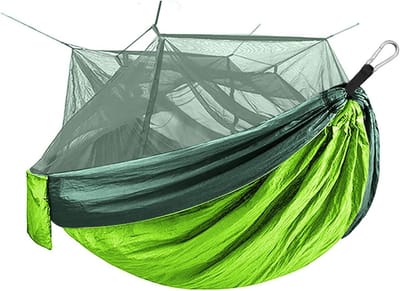 Hangmat - Kampeerhangmat - Buiten Ontspannen - Inclusief Boomriemen - 260x140 cm - One Color
