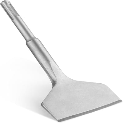 carmdering - Beitel -17*180*75 mm - Tegelbeitel - schuine beitel - steenbeitel - koudbeitel - platte beitel - boorhamer beitel - tegelbeitel voor SDS-plus - zilver - voor tegels beton steen metselwerk
