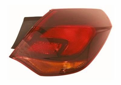 VanWezel 3749936 - Verre extérieur feu arrière droit pour Opel Astra j 10-15 5p/d