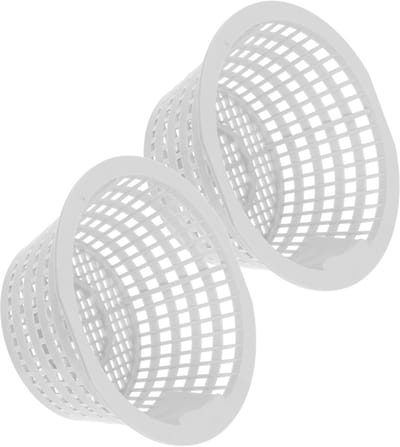 2 stuks skimmermandje - skimmer mandje zwembad - Zwembad zeef - Zwembad skimmer mandje - Filtermand voor zwembad - wit - 157*105*7mm
