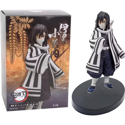 1/7 Anime Demon Slayer Kimetsu no Yaiba Figuur Kamado Tanjirou Actiefiguur PVC Model Speelgoed Collectie Cadeau black