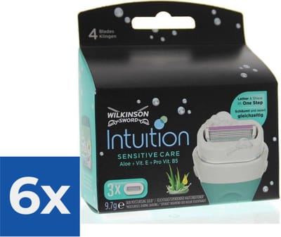 Wilk intuiti.dry skin mes sens 3 st - Voordeelverpakking 6 stuks
