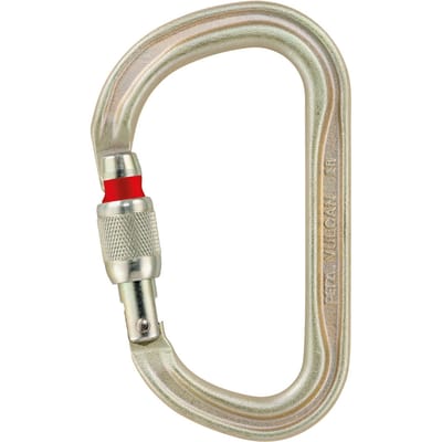 PETZL VULCAN SCREW-LOCK GOLD – High-strength asymmetrische karabiner 45 KN
