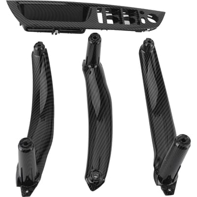 Interieur Deurklink Sierlijst Decoratieve Cover in Koolstofvezel Stijl Geschikt voor X5 X6 E70 E71 2007?2013