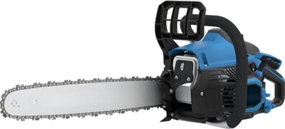 AHD® Kettingzaag Benzine - Kettingzaag Accu - Boomzaag - Kettingzaag Electrisch - Zwart/Blauw - 43cm x 27cm x 28cm