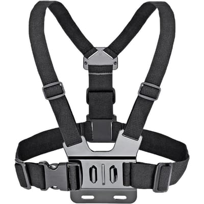 Borstband bevestigingsriem voor Gopro hero 3 2 1 Elastische Borst Camera Harnas Riem Verstelbaar Lichaam Statief Harnas Bevestiging Sport DV St Praktisch Gebruik United States black