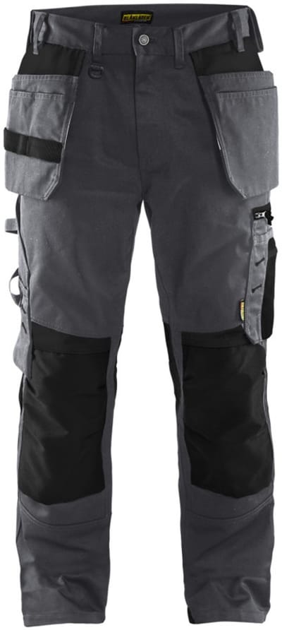 Blaklader Werkbroek met spijkerzakken 1555-1860 - Medium Grijs/Zwart - C152