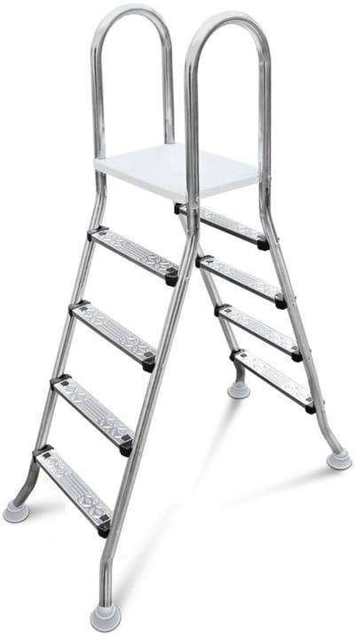 W'eau A-frame RVS zwembadtrap 2 x 4 treden - AISI 304