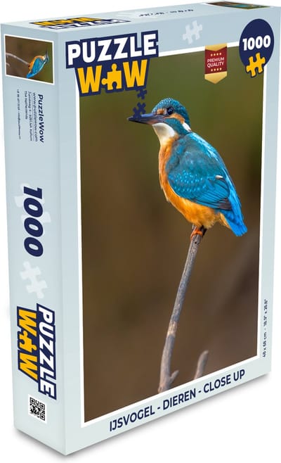 Puzzel IJsvogel - Dieren - Close up - Legpuzzel - Puzzel 1000 stukjes volwassenen
