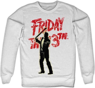 Friday The 13th Sweater/trui -S- Jason Voorhees Wit