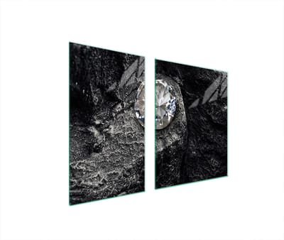 TMK ArtDeko - Snijplank - 100x52 cm - Diament - Glas