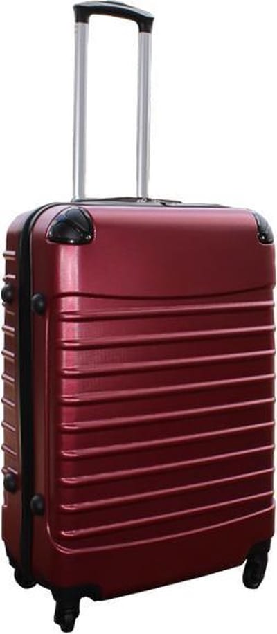 Travelerz reiskoffer met wielen 69 liter - lichtgewicht - cijferslot - bordeauxrood