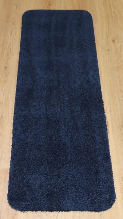 PRIMA - Soft - Wastafelmat - Badmat - donker blauw - 40x120cm - antislip
