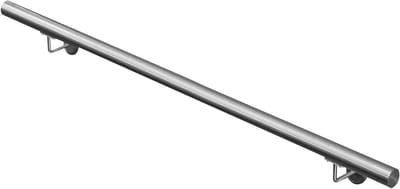 Roestvrij staal leuning - Trapleuning wandleuning - Veilig traplopen - V2Aox weerbestendig - 180 cm - Zilver