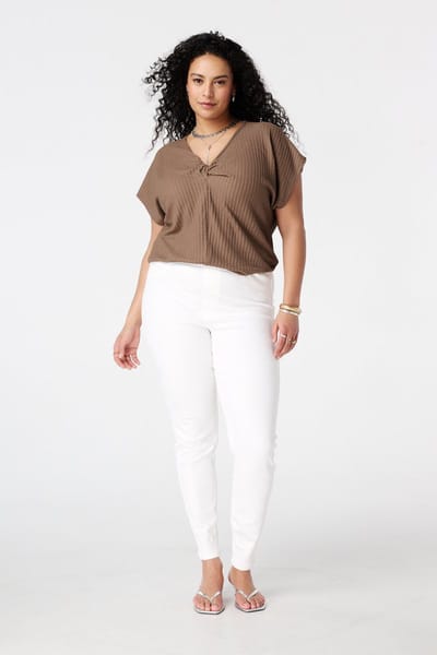 MS Mode Tregging Tregging met denim look