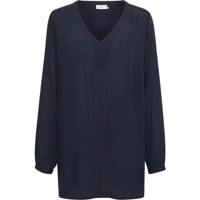 Kaffe Amber V-Neck Tunic Dames Tuniek - Maat 38