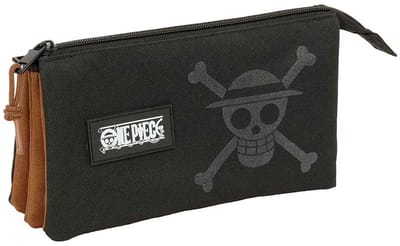 Safta One Piece 22x12x3 Cm Triple Etui Zwart Man