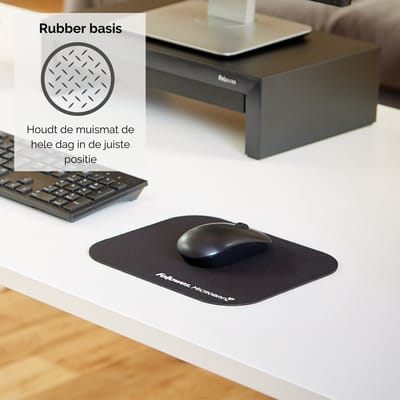 Muismat Antislip – Met Microban Bescherming – Voor Optische & Laser Muis – 204 x 230 mm