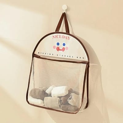 Schattige lingerie opbergtas wandmontage kledingkastdeur, ondergoed, sokken opbergtas, diverse hangende tas, multifunctionele netzakook