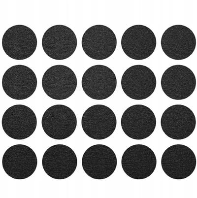 Techrebal - Filten Stoelpads - 3cm Rond - 20 stuks - Zelfklevend