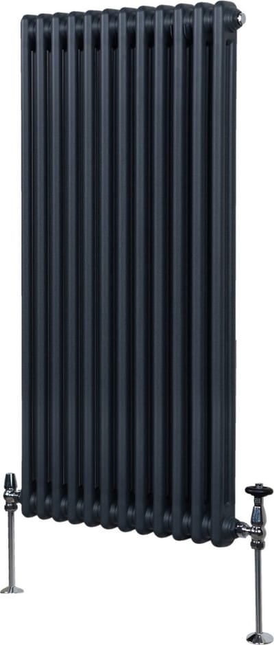 Traditionele 2-kolom radiator - antraciet - 1500x562 mm - ce ukca
