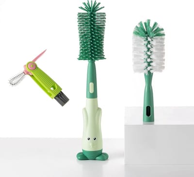 Multifunctionele Reinigingsborstel Set voor Flessen en Bekers met Standaard