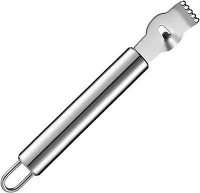 Go Go Gadget - Citroen Schiller - Citroen Rasp - Citroen Slierten Rasp - Citrusvruchten Rasp - Citroenzester - 16cm - 2 in 1 - RVS