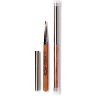 Rond Houten Handvat Driehoekig Bloemblaadje Nagelborstel Acryl Nagellak Art Liner Borstel Strepen Rooster Bloemen Schilderen Tekenpen Manicure Tool 1pc