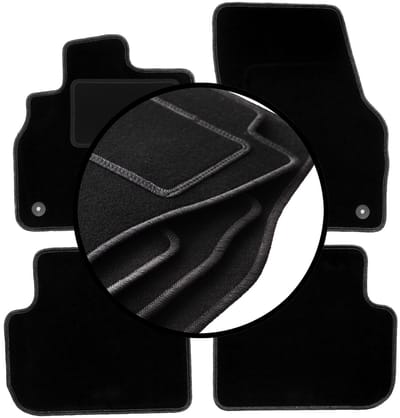 Complete set veloursmatten voor: Audi Q3 II F3 SUV (2018-)
