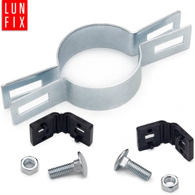 LUN FIX - Middenschoen - 42 mm - Verzinkt - Steunbeugel