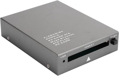 Geheugenkaartlezer - ATA Lezer PCMCIA Adapter - Data Overzetten - Plug and Play - 20 GB - Zwart