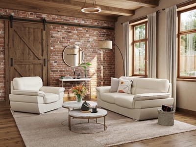 Hoekbank L-vorm Nolio – Luxe Chenille Stof met 3D-effect – 4-zits – 260x170 cm – Terracotta – Bellavero