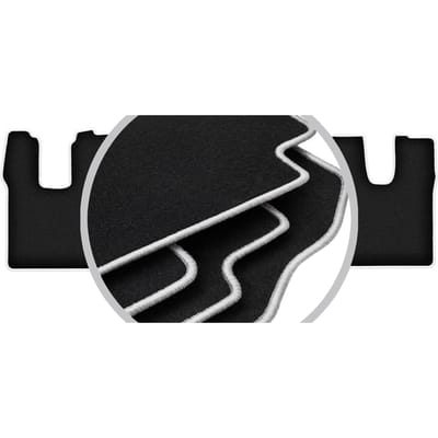 CARLUX-SILVER automatten voor: MAN TGL / TGM smal, slaapcabine 3-delig (2005-)