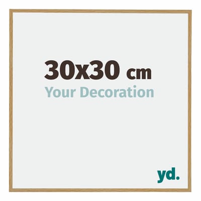 Your Decoration - Fotolijst 30x30 cm - Kunststof - Beuken Licht - Evry