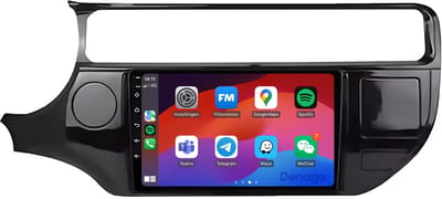 CarPlay autoradio geschikt voor Kia Rio (2015–2017) | 9 inch | Android 13 | Draadloos Apple CarPlay & Android Auto | 2GB + 32GB | QuadCore processor | Denago DNG-A63 | 2025 model | 2015 2016 2017 | Bluetooth & Wifi