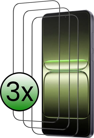 Screenprotector - 3 Stuks Geschikt voor OnePlus Nord 5 - Full Cover - Beschermglas - Gehard Glas - Tempered Glass - Screen Protector