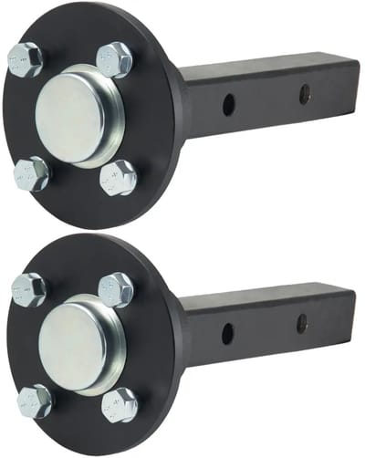 Hub- en stub-assen voor quads en ATV’s, met 4 bouten, 100 mm PCD, 40 x 40 mm, 900 kg (set van 2)