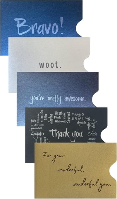 Fooien Slips - Tip Kaartjes - Fooien Geven - Hoogwaardig Papier - 40 Stuks - Variatie Pack