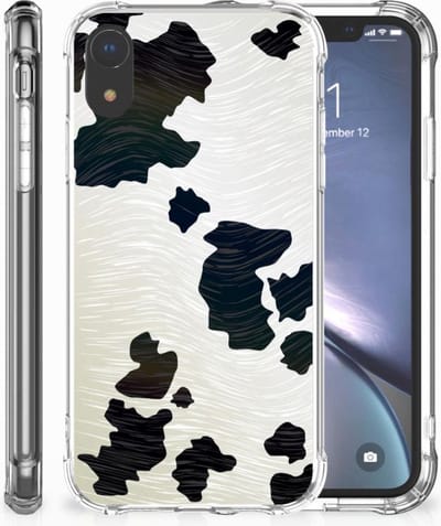 Apple iPhone Xr Case Anti-shock Koeienvlekken