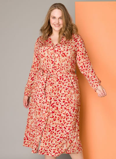 YESTA Halima One pieces - Light Camel/Multi Co - maat 2(50)
